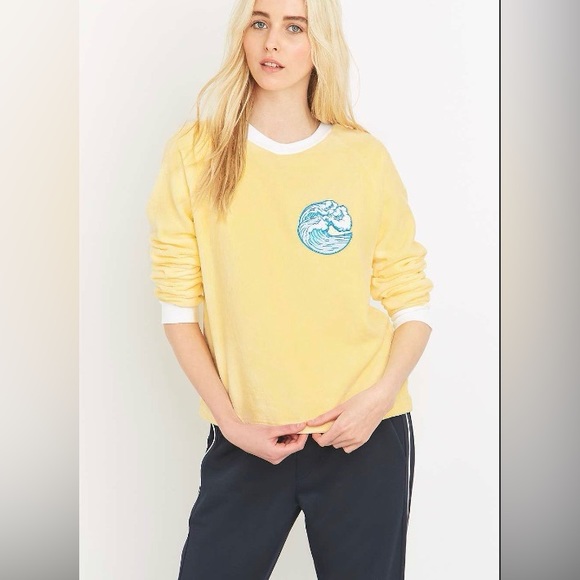 Vintage Calle del Mar blue terry Sweatshirt/ sweater size L - Picture 7 of 7